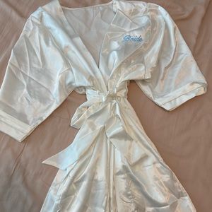 Bride Satin Robe